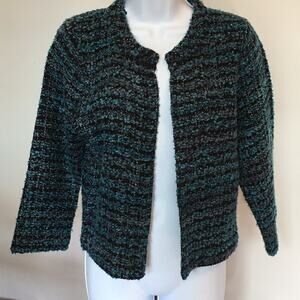 APT.9 Black & Blue Cardigan Medium